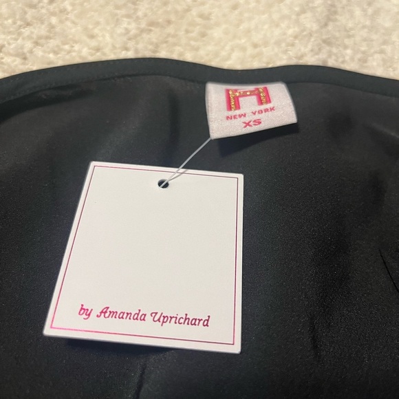 NWT Amanda Uprichard Black Mini Dress- XS - Picture 5 of 5